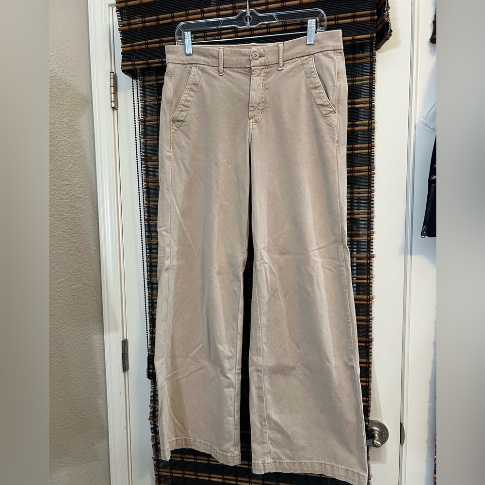 American Eagle Tan Skater Pants w/Stretch Sz 8